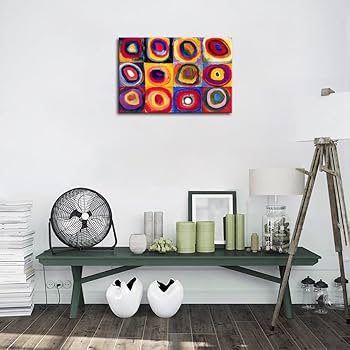 Amazon.com: CARANGA Wassily Kandinsky Wall Art Squares with